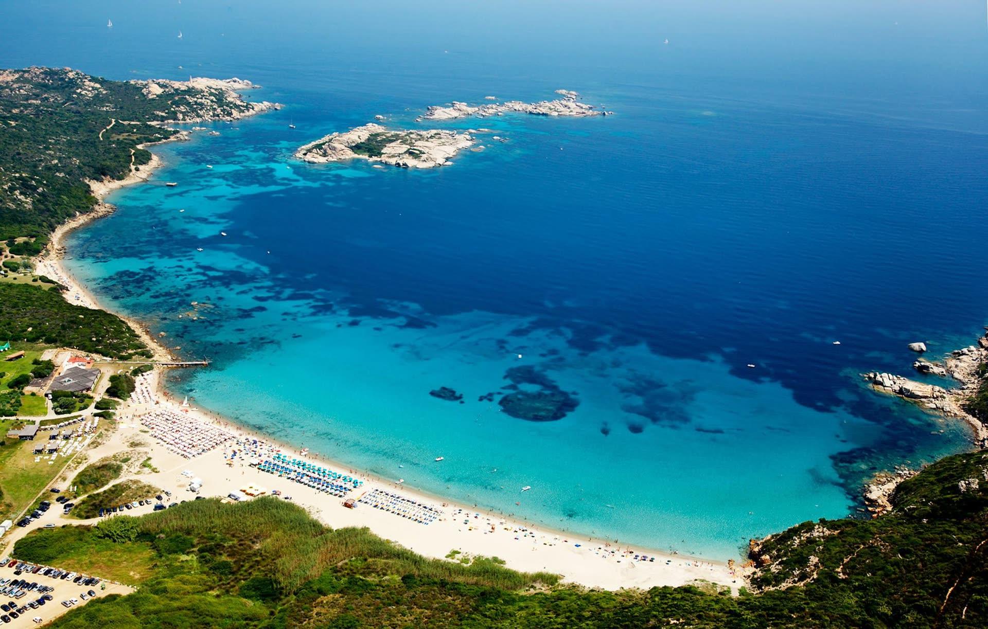 Plage de La Marmorata à Santa Teresa Gallura, en Sardaigne